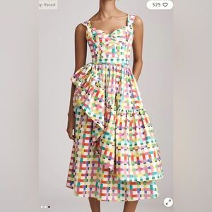 NEW CELIA B corsica dress in multi